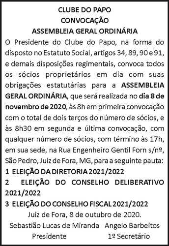 Clube do Papo - Convocação 4 1 CLUBE DO PAPO