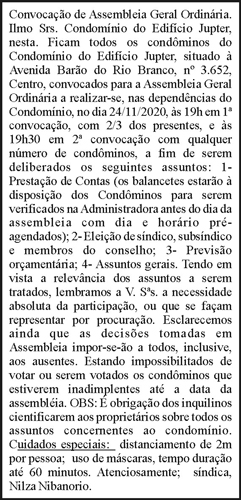 Convocação Assembleia Geral Ordinária 4 1 JUPTER