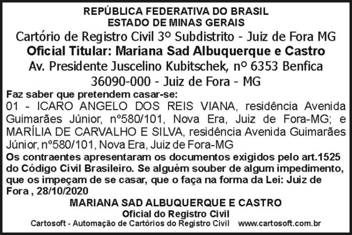 Casamento 4 AVISO ICARO