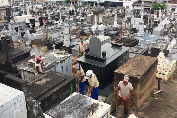 preparação cemitério fernando priamo