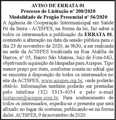 Aviso de Errata 01 4 1 ACISPES 200