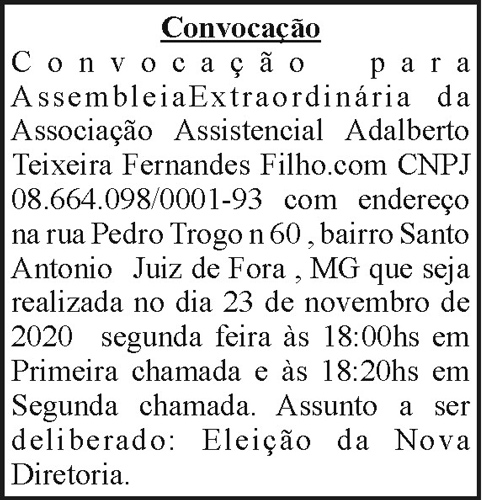 Convocação 4 1 ADALBERTO
