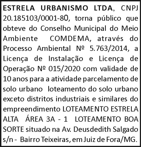 Estrela Urbanismo LTDA 4 1 ESTRELA 1
