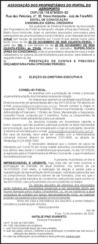 Associação dos proprietários do Portal do Aeroporto 4 1 PORTAL DO AEROPORTO
