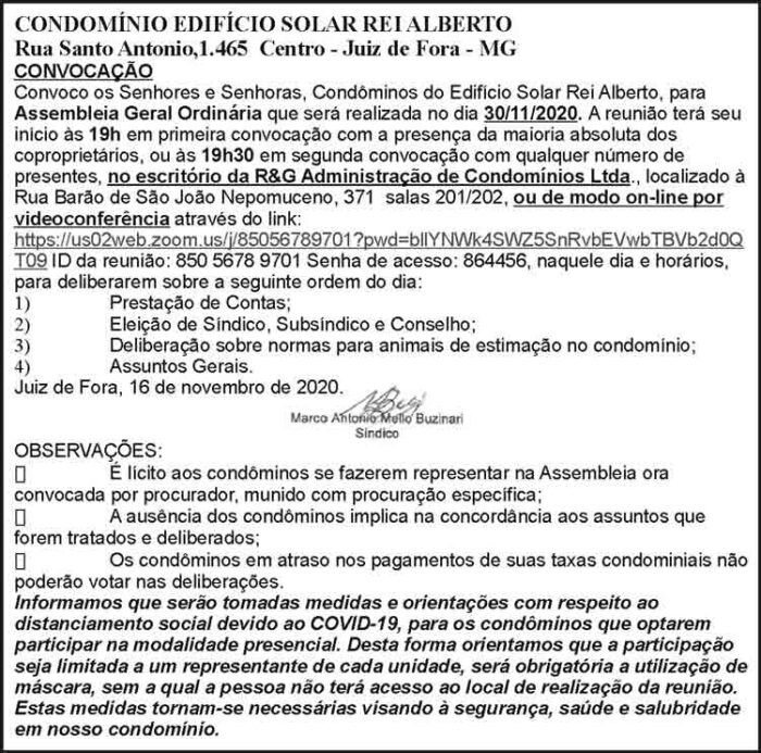 Condomínio Edifício Solar Rei Alberto 4 1 REI ALBERTO