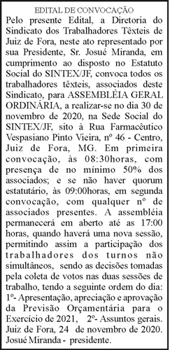 Edital de Convocação 4 1 TEXTEIS