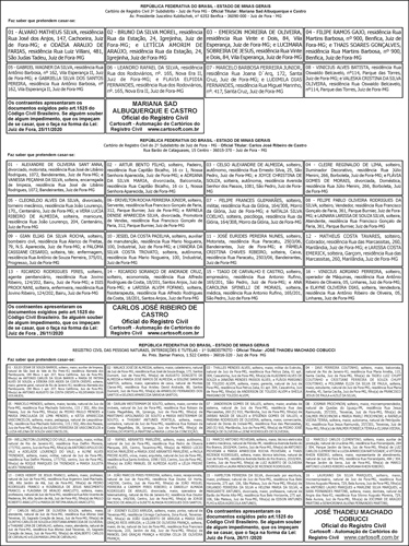 Avisos de Casamento 4 AVISOS CASAMENTOS 26 11