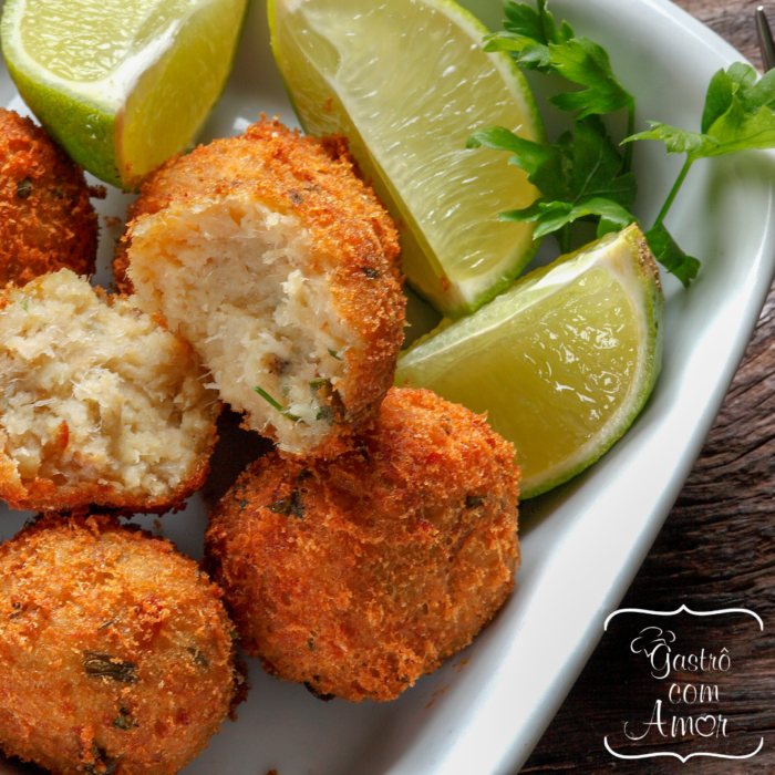 Bolinho de Bacalhau Claudia Figueiredo Na Cozinha com Claudinha