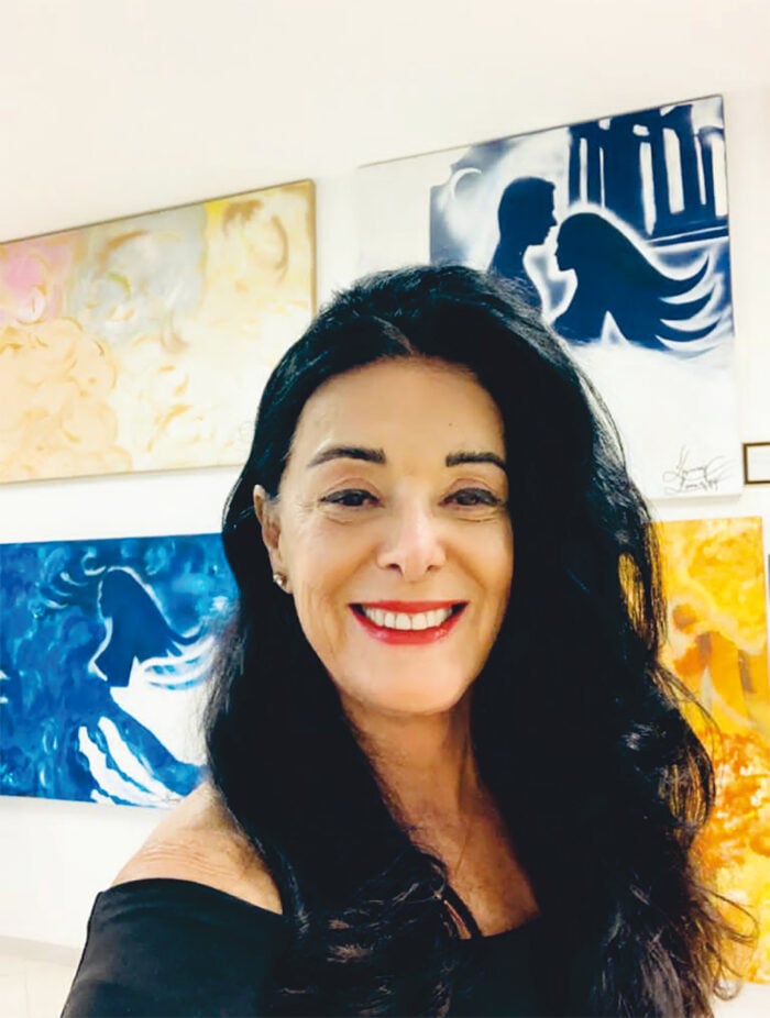 Trinny Ferrazzy, artista plástica e escritora sobre física quântica e espiritualidade, está expondo no Braz Shopping 1 Trinny Ferrazzy, artista plástica e escritora sobre física quântica e espiritualidade, está expondo no Braz Shopping