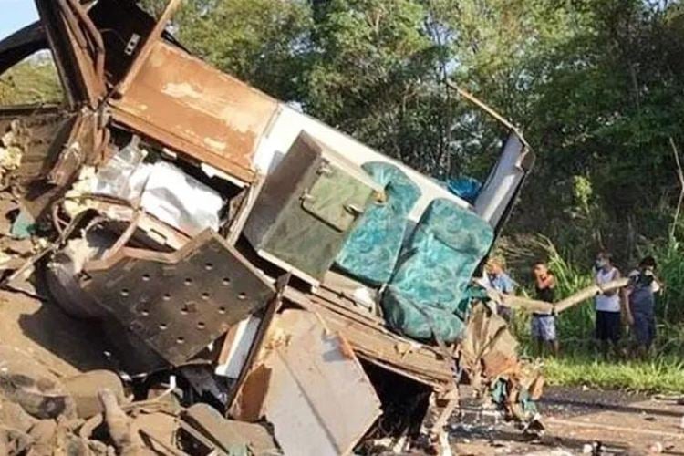 acidente taguai sp foto Corpo de Bombeiros Reprodução destacada