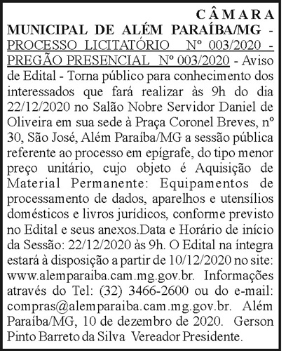 Câmara Municipal de Alem Paraíba 4 1 ALEM PARAIBA 003
