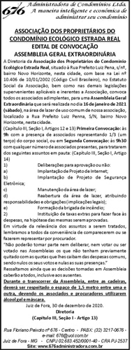Edital de Convocação 4 1 ESTRADA REAL