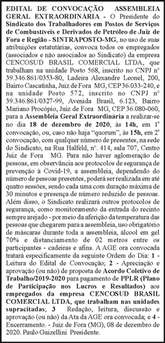 Assembleia geral extraordinária 4 1 SINTRAPOSTO