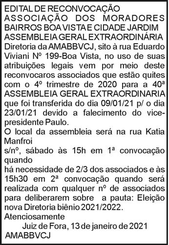 Edital de Reconvocação 4 1 AMIGOS