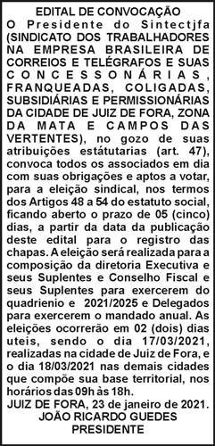 Edital de Convocação 4 1 CORREIO 1