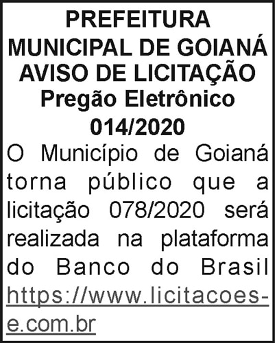 Prefeitura Municipal de Goianá 4 1 GOIANA 014