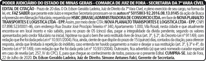 COMARCA de Juiz de Fora 4 1 INOVA