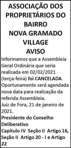 1 NOVA GRAMADO