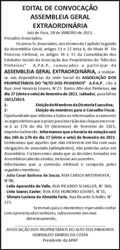 Edital de Convocação 4 1 PINHEIROS 1