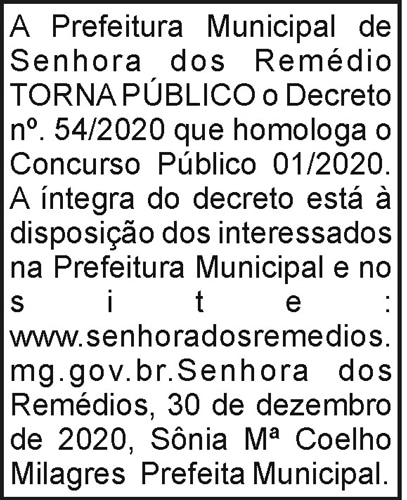 Prefeitura Municipal Nossa Senhora dos Remédios 4 1 REMEDIOS