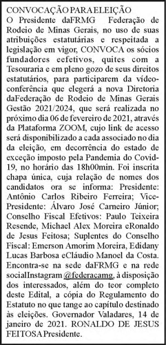 Convocação Para Eleição 4 1 RODEIO