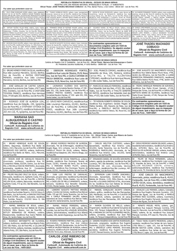 Avisos de Casamento 4 AVISOS CASAMENTOS 14 01