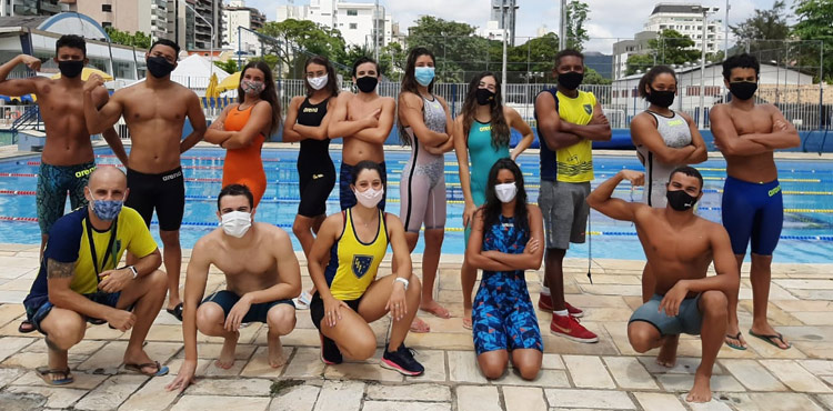 Nadadora vence prova de torneio nacional em participação destacada do Bom Pastor 1 natação bom pastor