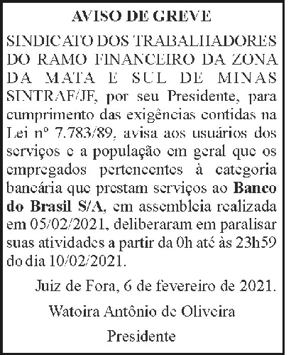 Aviso de Greve - SitrafJF 4 07