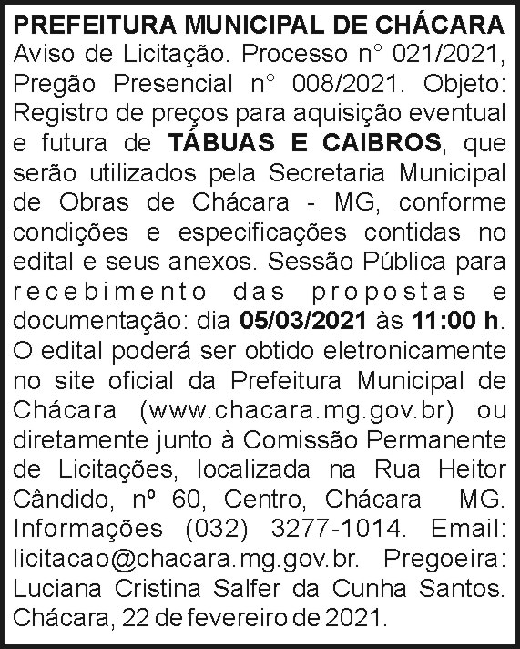 1 CHACARA 019.