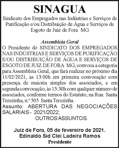 Sinagua Assembleia Geral 4 1 SINAGUA