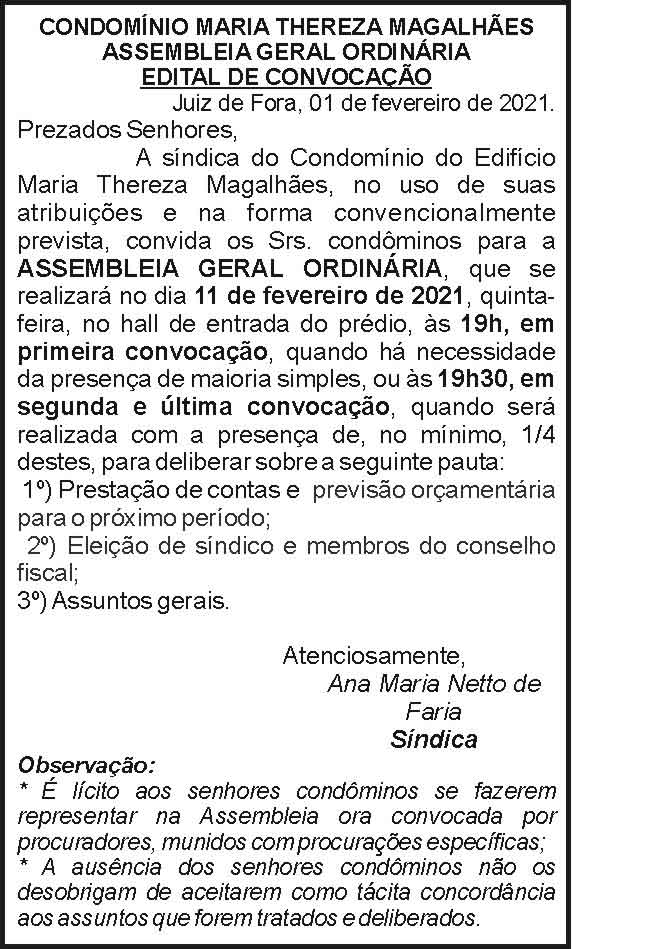 Condomínio Maria Thereza Magalhães 4 1 THEREZA.