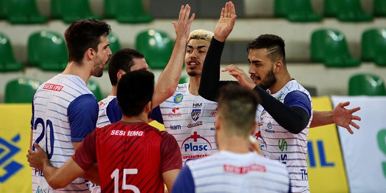 JF Vôlei vence a quinta consecutiva e permanece na liderança da Superliga B 1 JF Vôlei