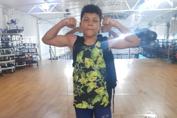 Com apoio de ex-UFC, jovem de 13 anos radicado em JF estreia no MMA 1 esporte nicolas 2