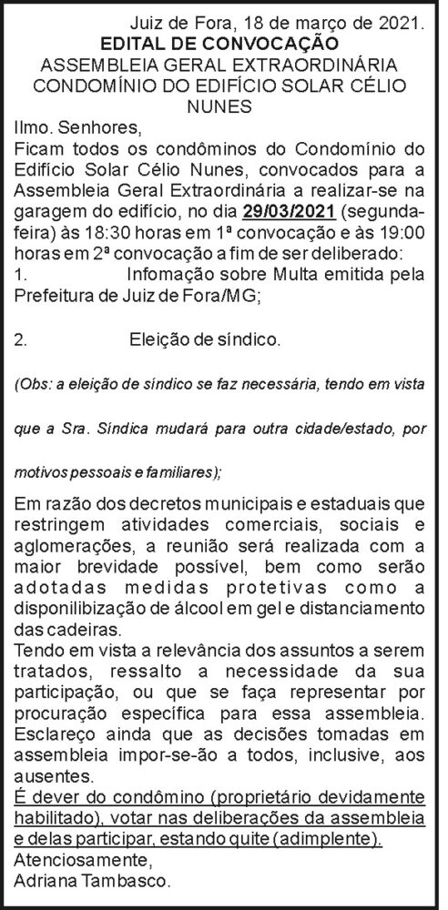 1 CELIO NUNES