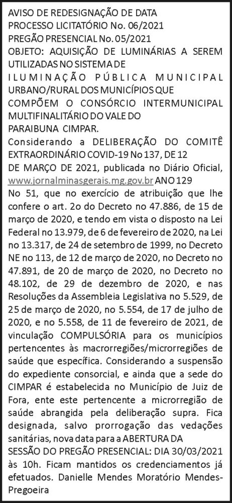 Aviso de Resignação 4 1 CIMPAR 06. 1