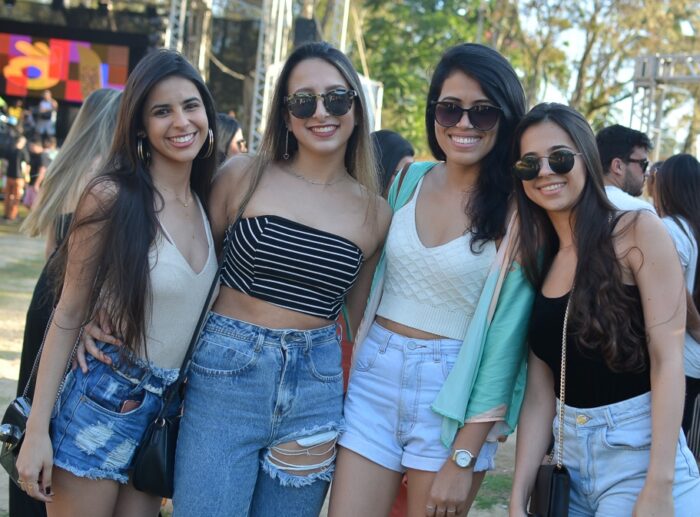 Gabrielly Braz, Anna Guimarães, Raphaela Braz e Twanni Gonçalves Foto: Brendha Torres