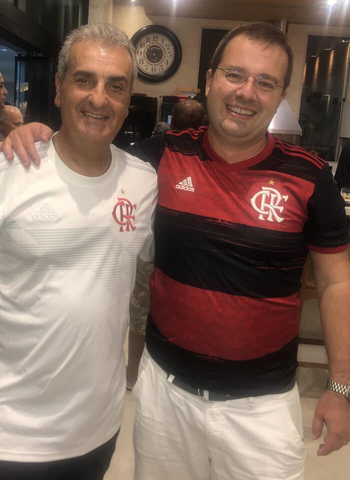 Ricardo Fortuna e Marcelo Macedo em clima de bicampeonato   