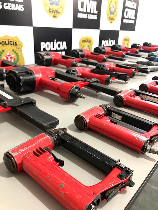 policia civil apreende material avaliado em40mil