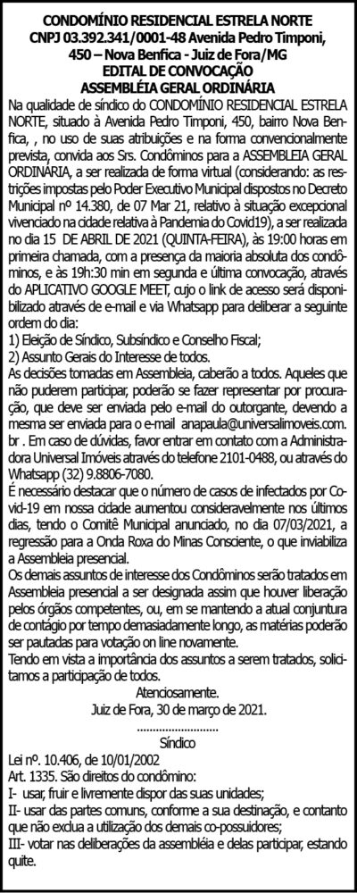 1 ESTRELA NORTE
