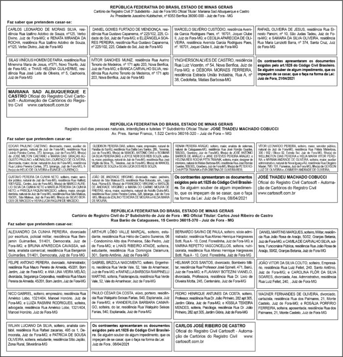 Aviso de Casamento 4 AVISO CASAMENTO 21 04