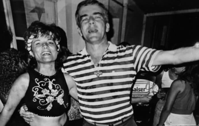 Regina e José Geraldo Teixeira em 1987