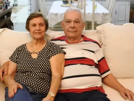 Maria Emília e Luiz da Paz comemoram 65 anos de casados 