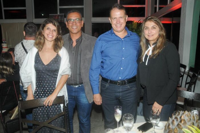 Márcia e Sebastião Justino, Ronaldo e Marta Nazareth, antes da pandemia