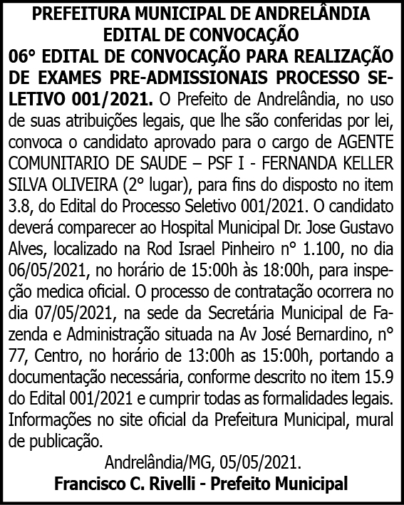 1 ANDRELANDIA
