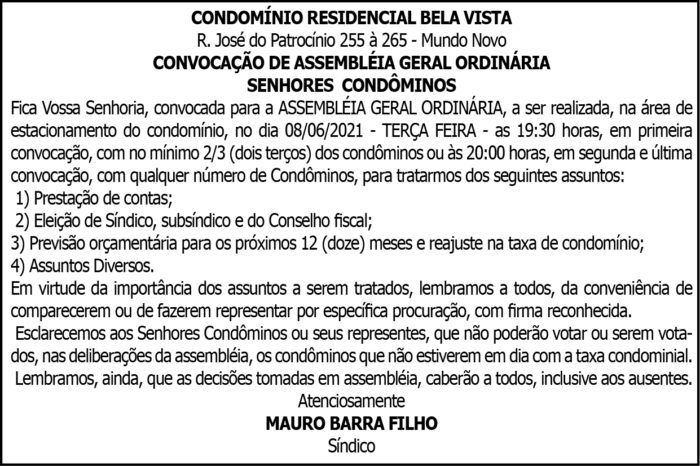 Cond. Residencial Bela Vista 4 1 BELA
