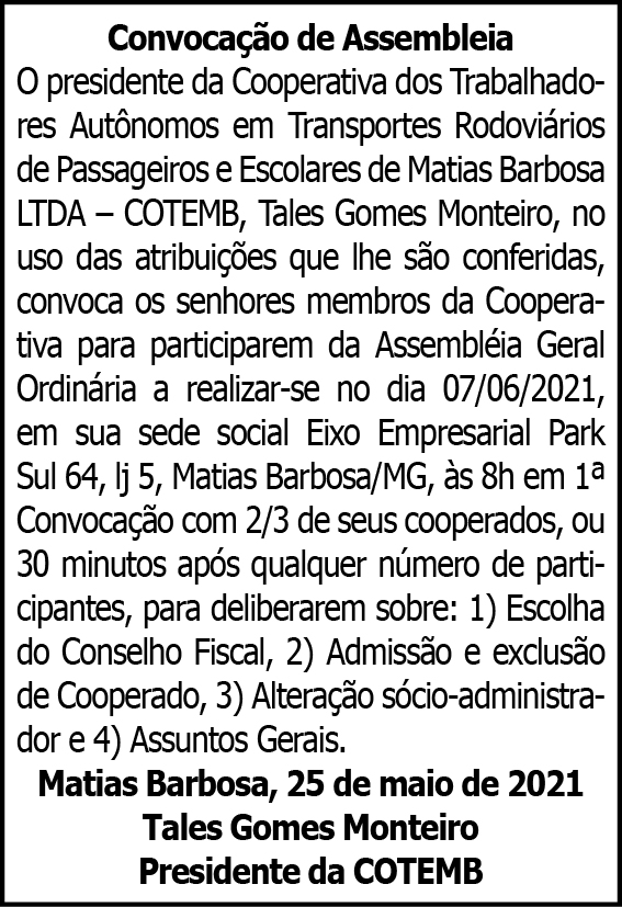 Convocação da Assembleia 4 1 COTEMB