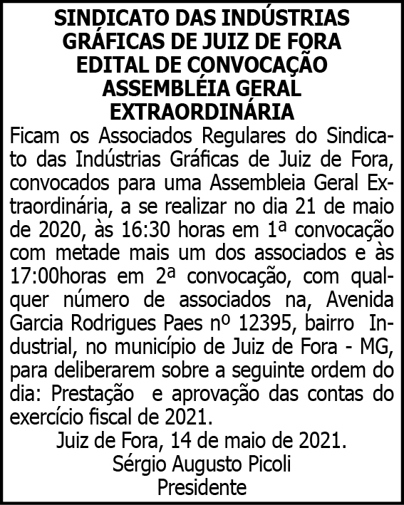 Sindicato das Indústrias Gráficas de Juiz de Fora 4 1 GRAFICA