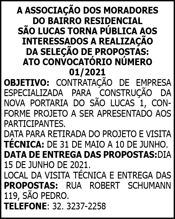 1 SAO LUCAS