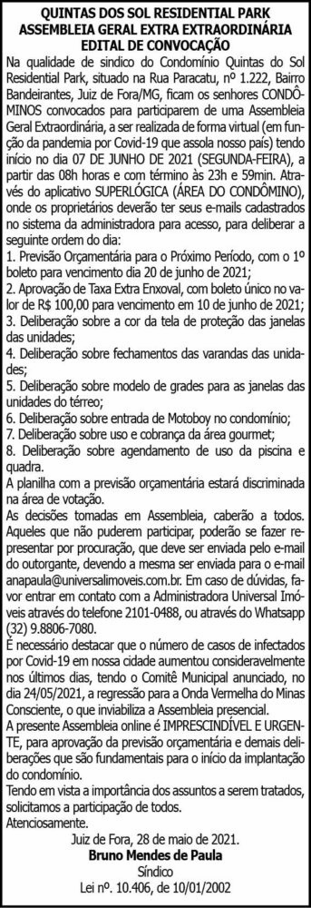 Quintas dos Sol Residencial Park 4 1 SOL PARK