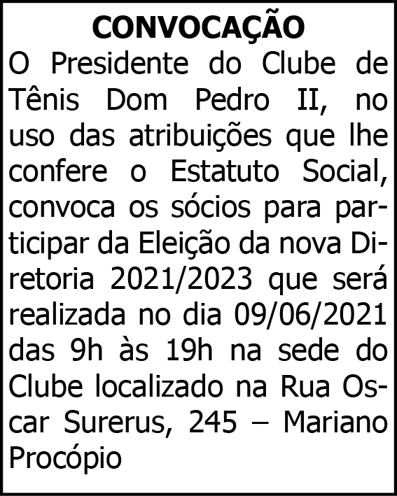 Tênis Clube Dom Pedro II 4 1 TENIS